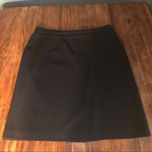Classic Black Pencil Skirt
